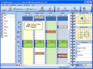 OrgScheduler 1+1 - náhled