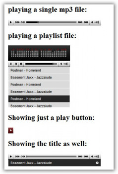 Flash MP3 Player - náhled