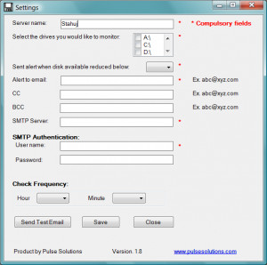 PS-Disk Monitoring Utility - náhled