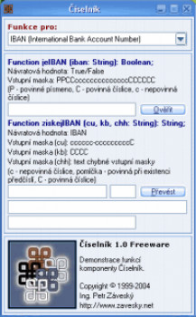 Číselník - náhled