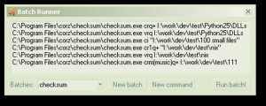 Batch Runner - náhled