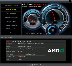 CPU Speed Professional - náhled