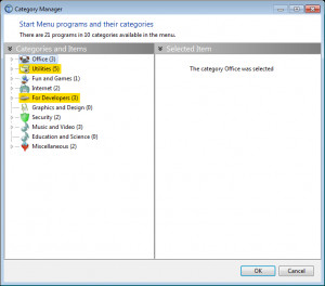Handy Start Menu - náhled