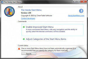 Handy Start Menu - náhled