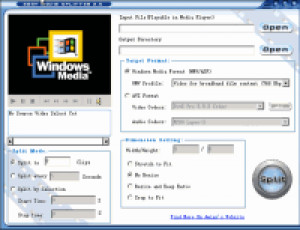 Easy Movie Splitter - náhled
