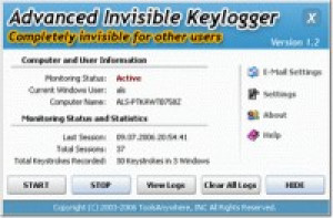 Advanced Invisible Keylogger - náhled