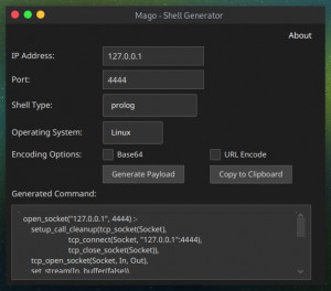 Mago Shell Generator - náhled