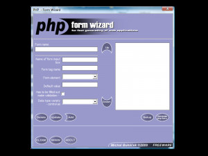 PHP FormWizard II - náhled