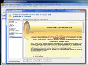 Atomic Mail Sender - náhled