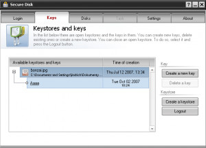 Secure Disk - náhled
