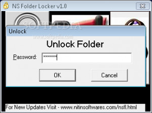NS Folder Locker - náhled