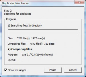 Duplicate Files Finder - náhled
