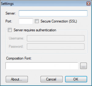 SMTP Mail Sender - náhled