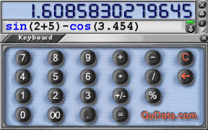 QuData Calculator - náhled