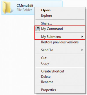 CMenuEdit - náhled