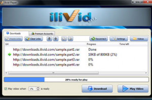 ilivid Download Manager - náhled