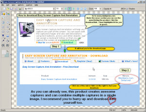 Easy Screen Capture And Annotation - náhled