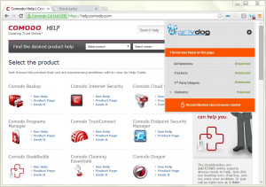Comodo Chromium Secure - náhled