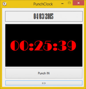 PunchClock - náhled