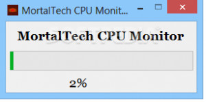 MortalTech CPU Monitor - náhled