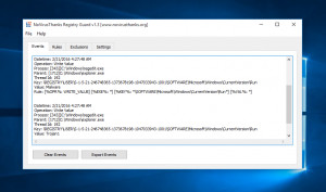 NoVirusThanks Registry Guard - náhled