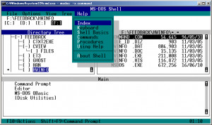 MS-DOS Player - náhled