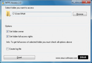 NTFS Access - náhled