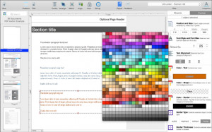 Orion PDF Author - náhled