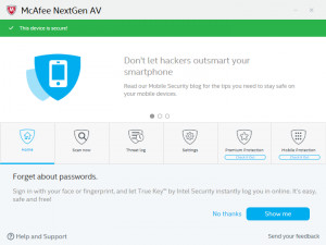McAfee Cloud AV - náhled