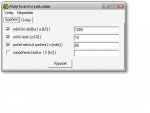 FinCalc - náhled