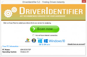 DriverIdentifier - náhled
