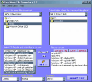 Free Music File Converter - náhled