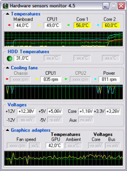 Hmonitor - náhled