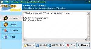 HTML To Image Wizard - náhled