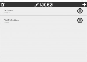 WLED-GUI - náhled