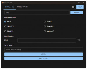 Rust Hash Sum - náhled