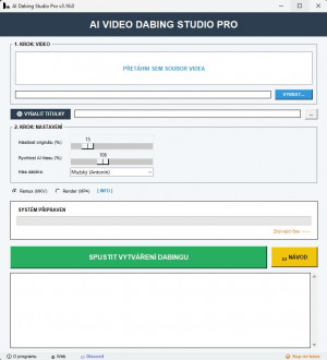 AI Dabing Studio - náhled