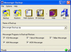 Messenger Backup - náhled