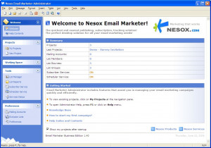 Nesox Email Marketer Business Edition - náhled