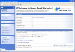 Nesox Email Marketer Business Edition - náhled