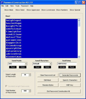 Password Construction Kit - náhled