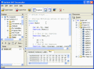 Sothink SWF Decompiler - náhled