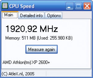 AtleX CPU Speed - náhled