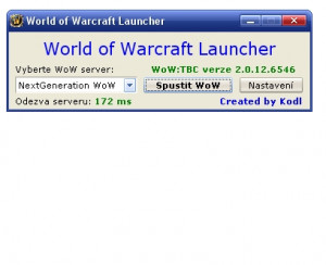 WoW Launcher - náhled