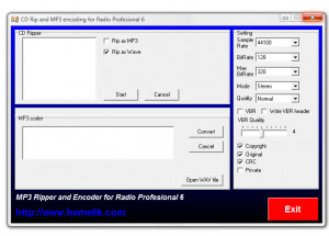 CD Ripper a WAV - MP3 Encoder - náhled
