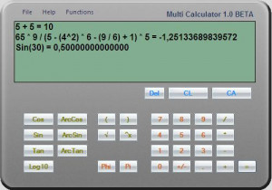 Multi Calculator  - náhled