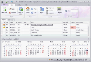 Desktop-Reminder - náhled