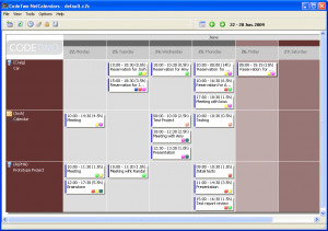 CodeTwo NetCalendars - náhled