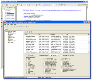 ABC Amber Outlook Converter - náhled