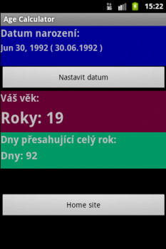 Age Calculator - náhled